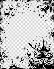 Wall Mural - Christmas and New Year Frame