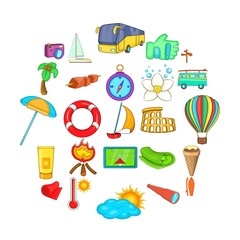 Poster - All included icons set. Cartoon set of 25 all included vector icons for web isolated on white background