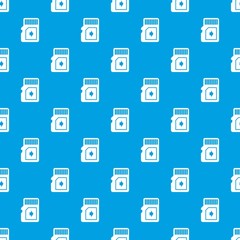 Poster - Flash drive pattern vector seamless blue repeat for any use