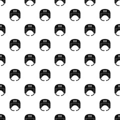 Poster - Canoe helmet pattern seamless vector repeat geometric for any web design