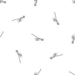 Poster - Grass cut machine icon. Outline illustration of grass cut machine vector icon for web design isolated on white background