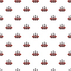 Poster - bowling club pattern seamless vector repeat for any web design