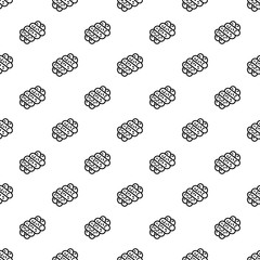 Poster - Jewish bakery pattern seamless vector repeat for any web design