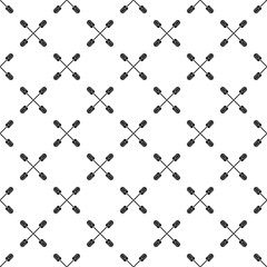 Poster - Cross paddle pattern seamless vector repeat geometric for any web design