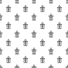 Poster - oil candle pattern seamless vector repeat for any web design