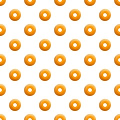 Poster - Donut cookies bakery pattern seamless vector repeat for any web design
