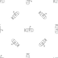 Poster - small submarine icon. outline illustration of small submarine vector icon for web design isolated on
