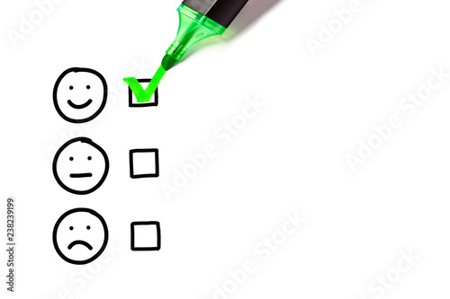 Fotografía Blank Excellent Customer Service Evaluation Form