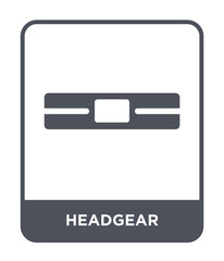 Wall Mural - headgear icon vector