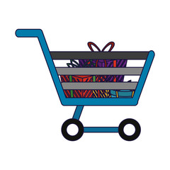 Canvas Print - Shopping cart symbol