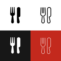 Sticker - Restaurant Icon Set