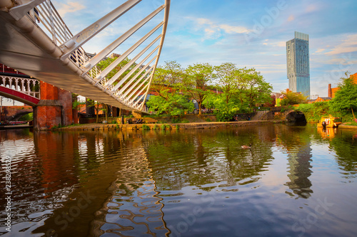 Fotografie, Tablou Castlefield - inner city conservation area in Manchester, UK