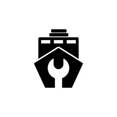Poster - Repair ship, wrench icon. Element of repair icon for mobile concept and web apps. Detailed Repair ship, wrench icon can be used for web and mobile