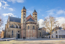 Saint Servatius Church At The Vrijthof In Maastricht,