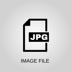 Poster - Image file icon. Jpg file concept symbol design. Stock - Vector illustration can be used for web.