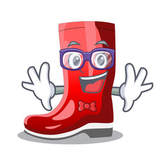 Sticker - Geek single of boots isolated on mascot