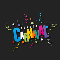 Wall Mural - joyeux carnaval