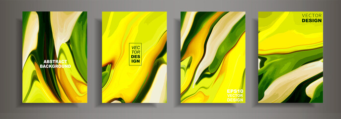 Modern design A4.Abstract marble texture of colored bright liquid paints.Splash acrylic paints.Used design cover,presentations,print,flyer,business cards,invitations, brochures,sites, packaging.