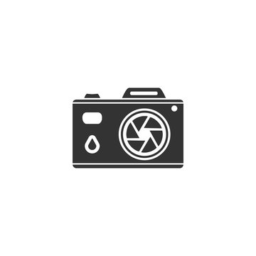 Camera icon flat