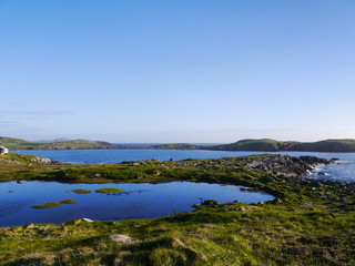 Sticker - Coast of the shetland islands late afternoon