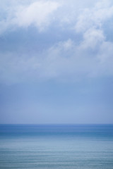 blue sea in a blue background