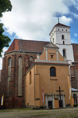 chapel of a gothic c Catholic church in Poznan.