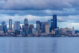 Fototapeta Miasto - Night Descends On Seattle 3