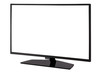 © Keisergala - TV display screen frame with white backbackground, askance, angle view