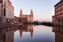 Royal Liver Building In Liverpool, England