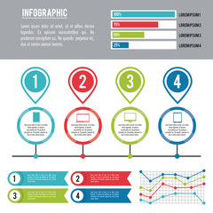 Poster - infographic various diagrams