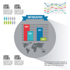 Poster - infographic whole world