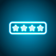 Poster - Pin code interface. Simple icon. Neon style. Light decoration ic