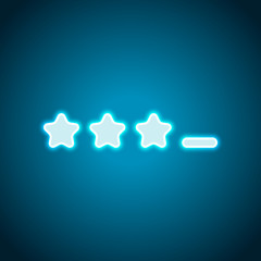 Poster - Pin code interface. Simple icon. Neon style. Light decoration ic