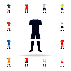 Poster - France national football form illustration icon. Football icons universal set for web and mobile
