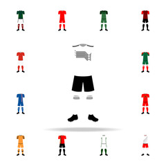 Poster - Germany national football form illustration icon. Football icons universal set for web and mobile