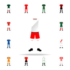 Poster - Poland national football form illustration icon. Football icons universal set for web and mobile