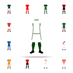Poster - South Arabia national football form illustration icon. Football icons universal set for web and mobile