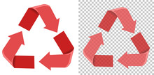 A Red Recycle Sign
