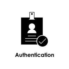 Aufkleber - badge, check, authentication icon. One of business collection icons for websites, web design, mobile app