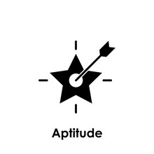 Star, Arrow, Target, Aptitude Icon. One Of Business Collection Icons For Websites, Web Design, Mobile App