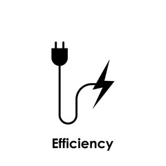 Aufkleber - socket, lightning, efficiency icon. One of business collection icons for websites, web design, mobile app