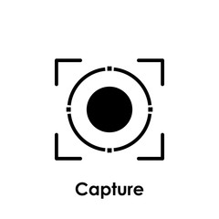 Aufkleber - focus, circle, capture icon. One of business collection icons for websites, web design, mobile app