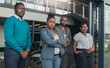 © JonoErasmus - african american team standing with confidence