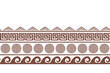 Old greek seamlesshorizontal border design. Vector illustration