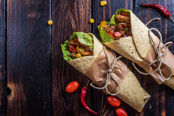 Sticker - Mexican tortilla wrap