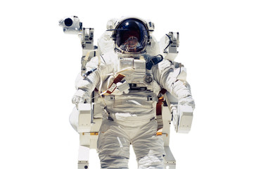 Wall Mural - isolated astronaut flying in space. elements of this image furnished by nasa f