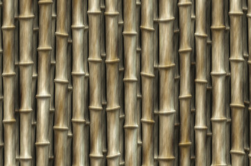 Poster - bamboo background