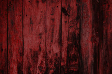 Old Red Wooden Wall