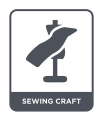 Sticker - sewing craft icon vector