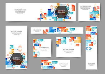 Wall Mural - Web banner templates